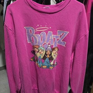 Bratz Graphic Crewneck Sweater - Pink